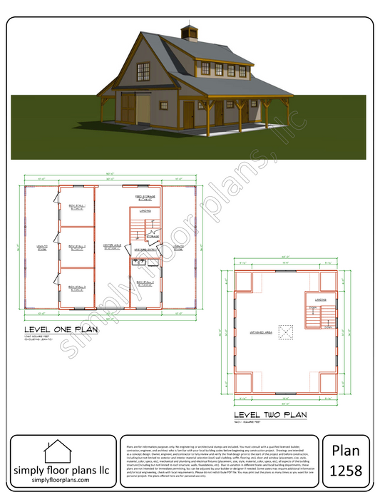 Plan 1258 Digital Download