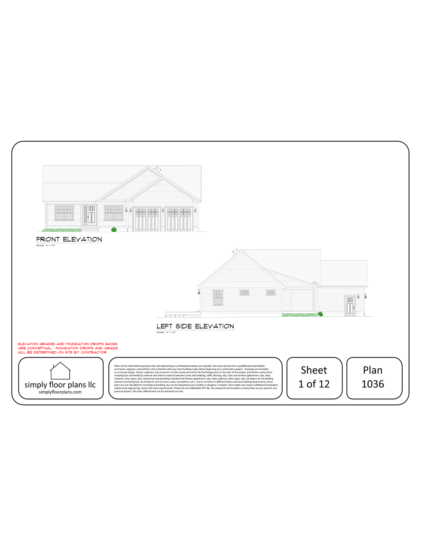 Plan 1036 Digital Download