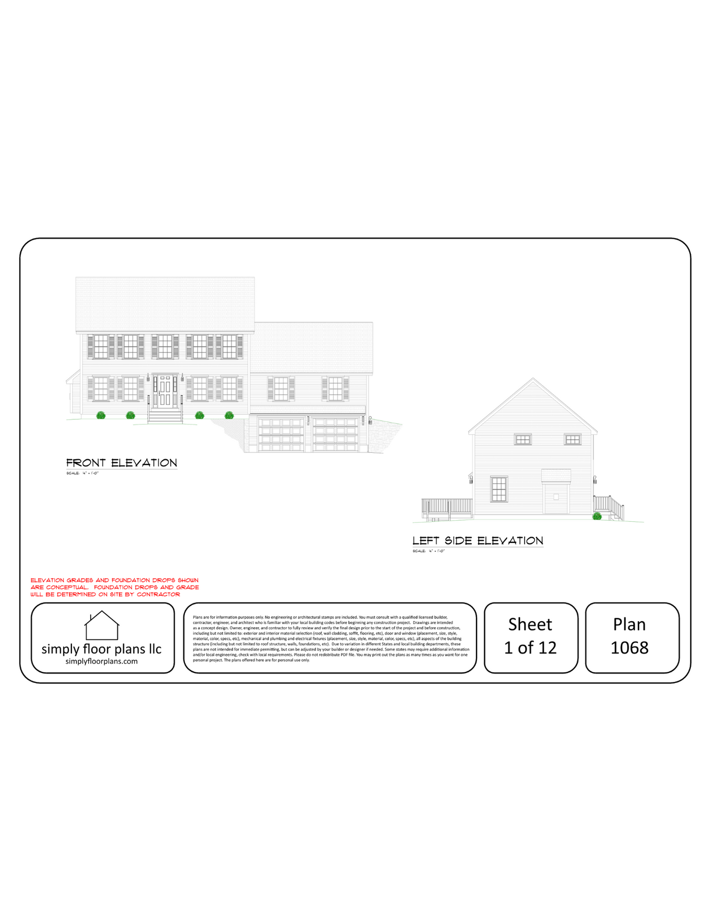 Plan 1068 Digital Download