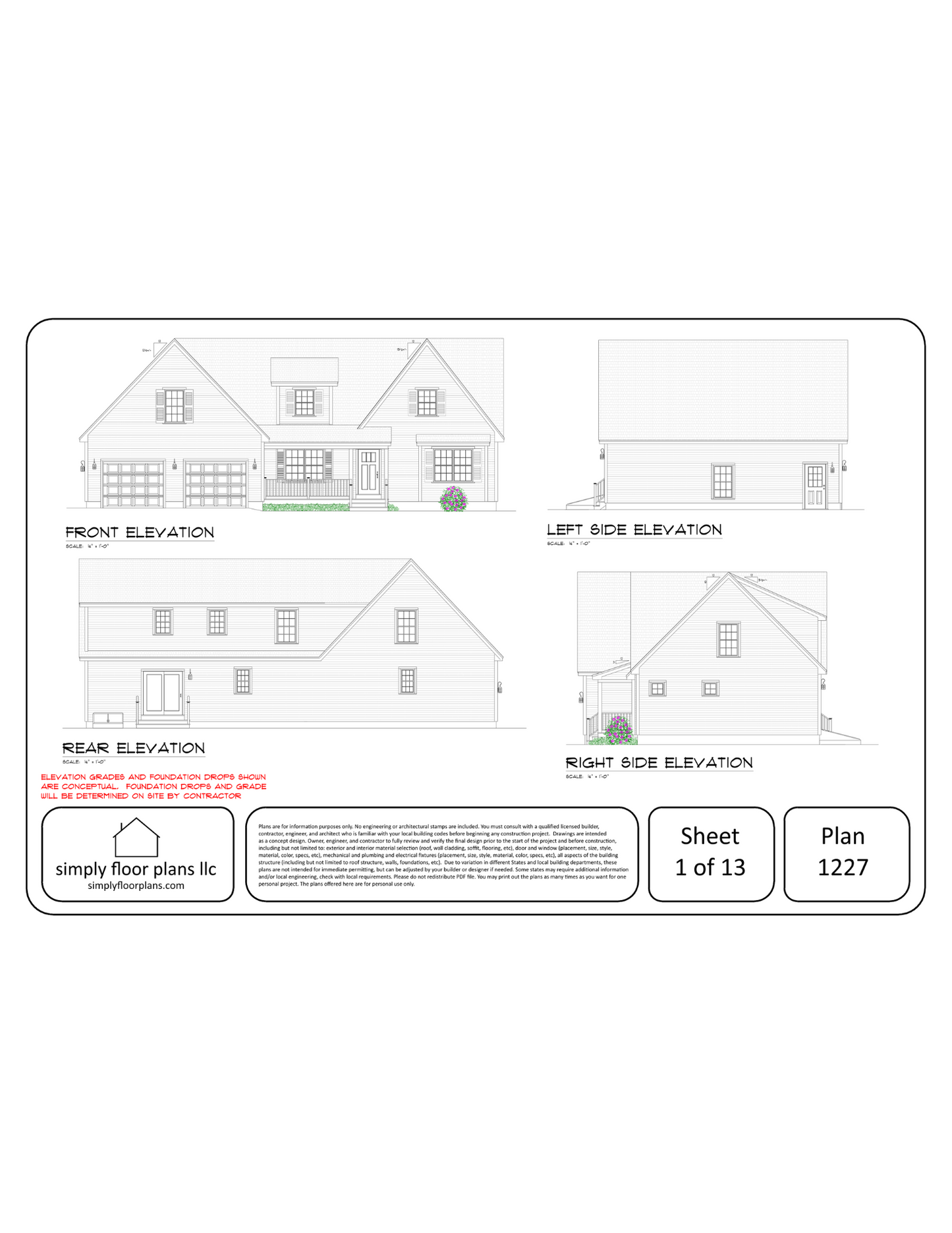 Plan 1227 Digital Download