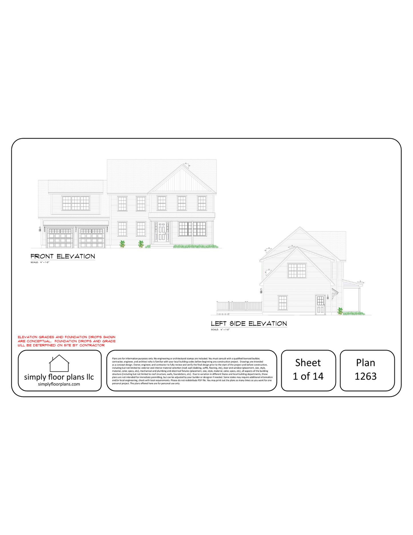 Plan 1263 Digital Download