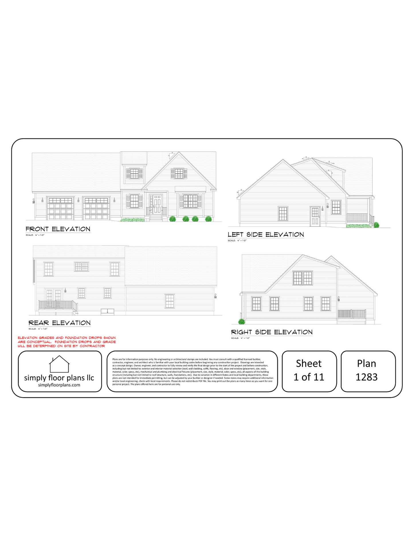 Plan 1283 Digital Download