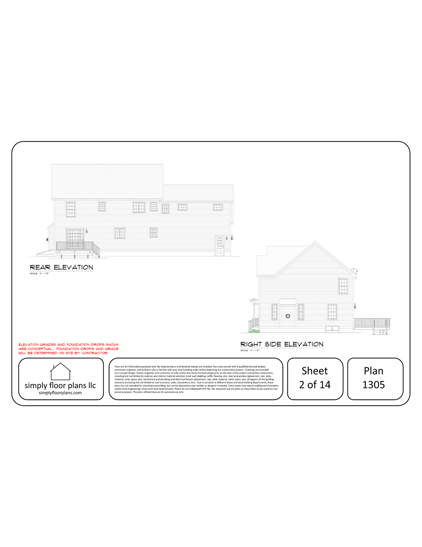 Plan 1305 Digital Download