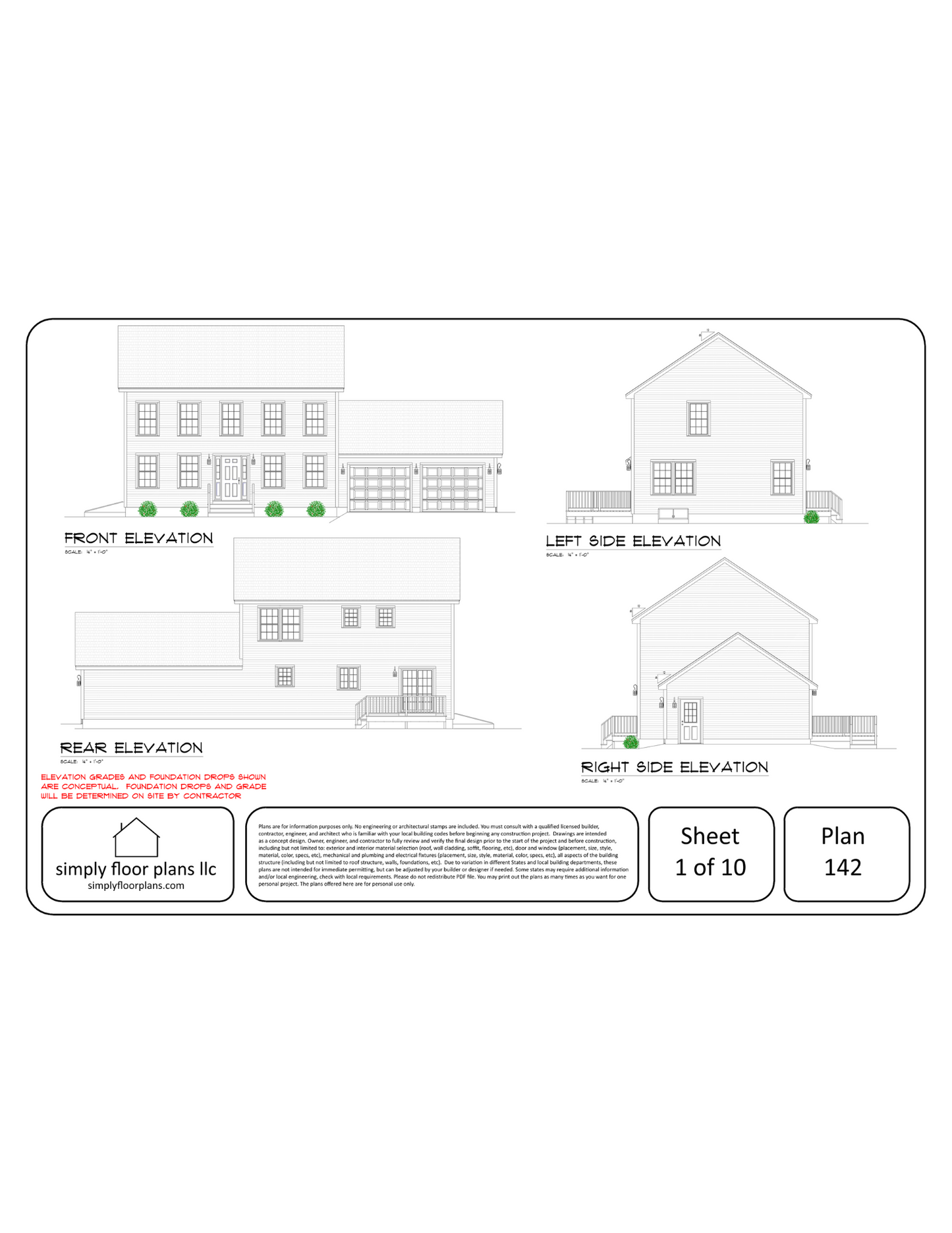 Plan 142 Digital Download