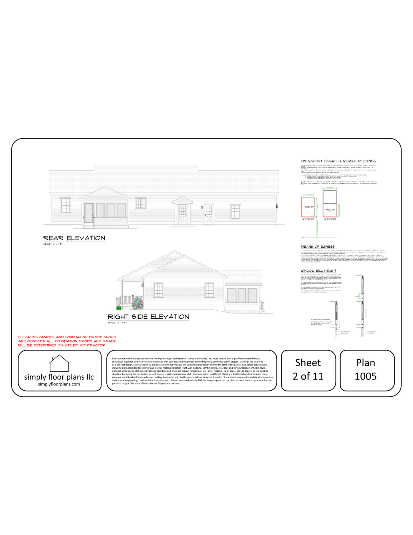 Plan 1005 Digital Download