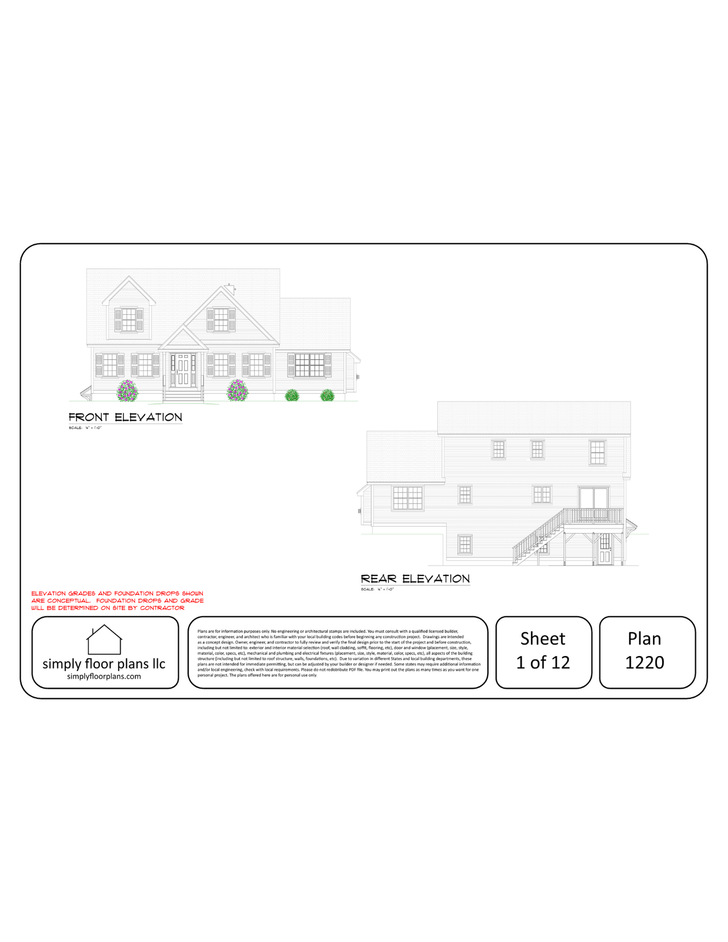 Plan 1220 Digital Download