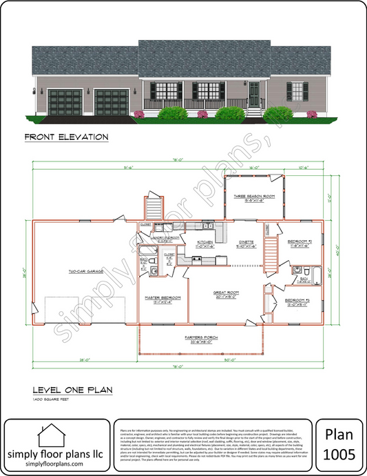 Plan 1005 Digital Download