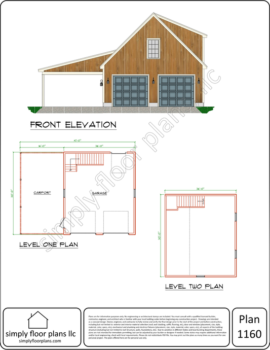 Plan 1160 Digital Download