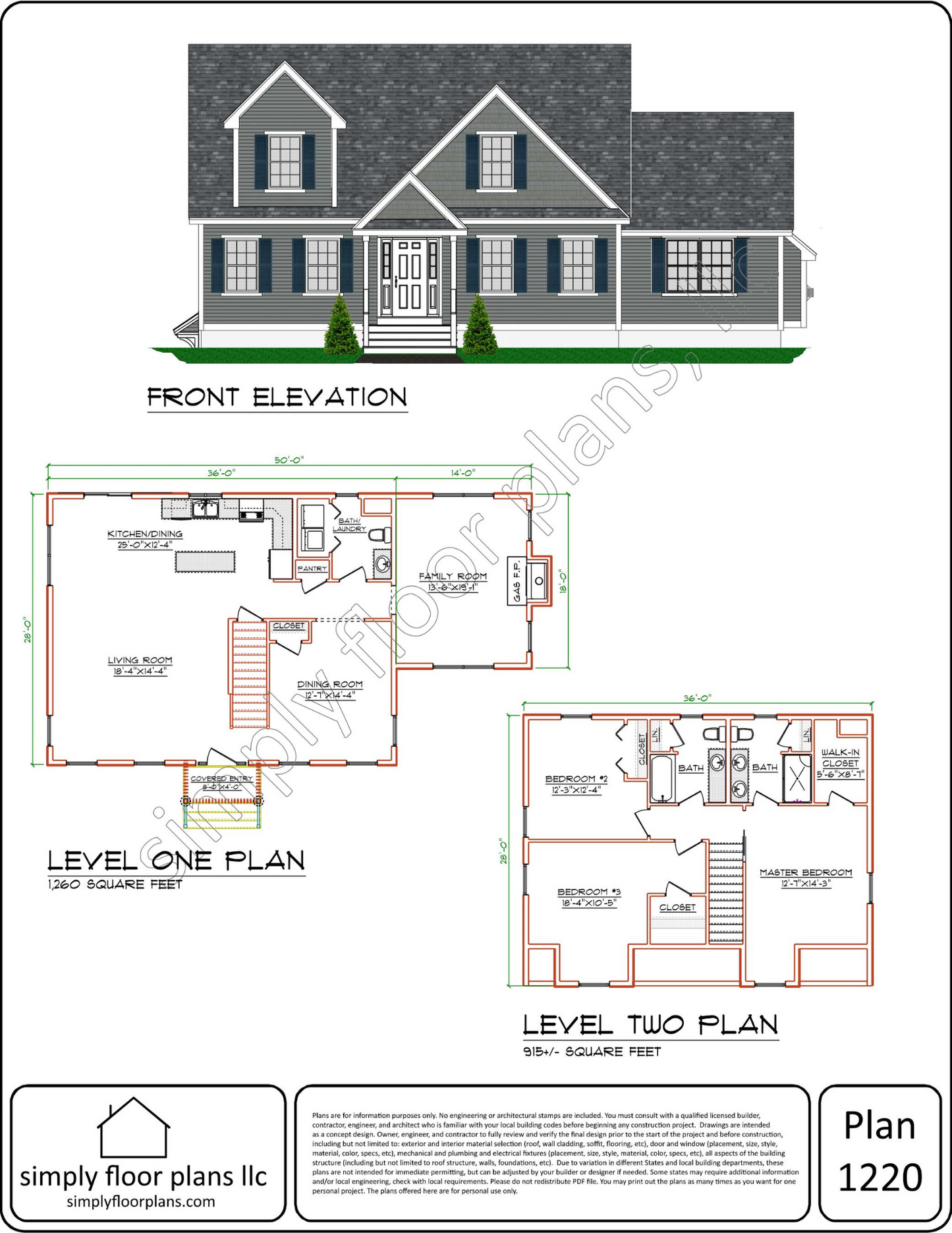 Plan 1220 Digital Download