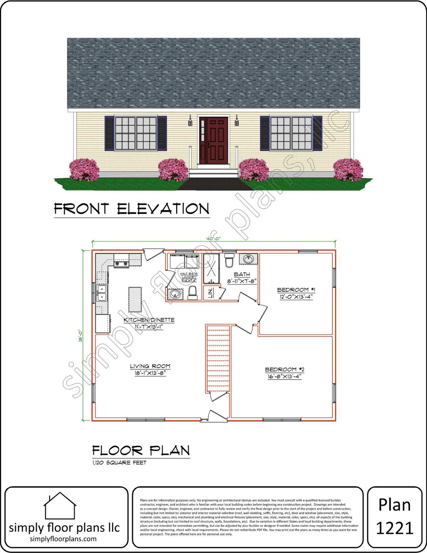 Plan 1221 Digital Download