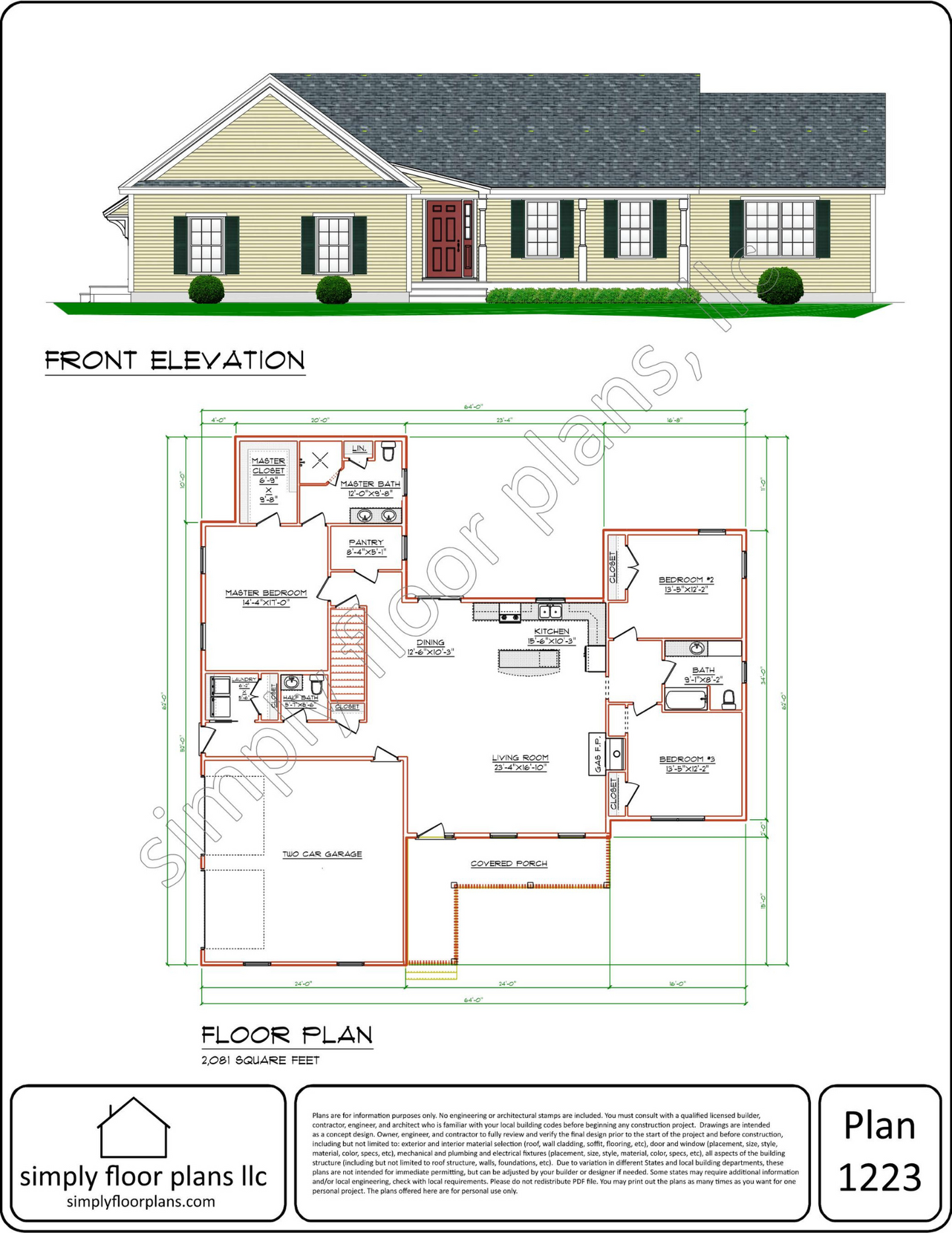 Plan 1223 Digital Download