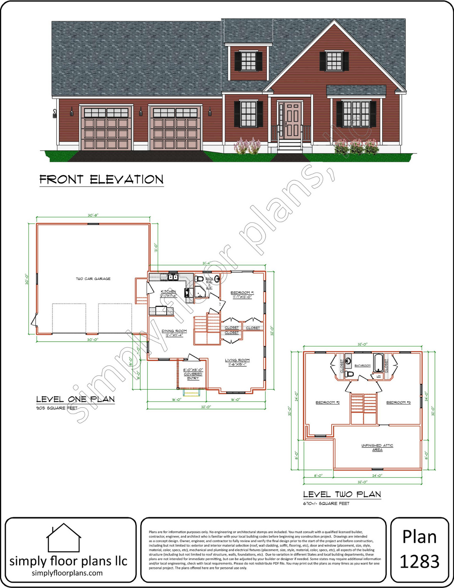 Plan 1283 Digital Download