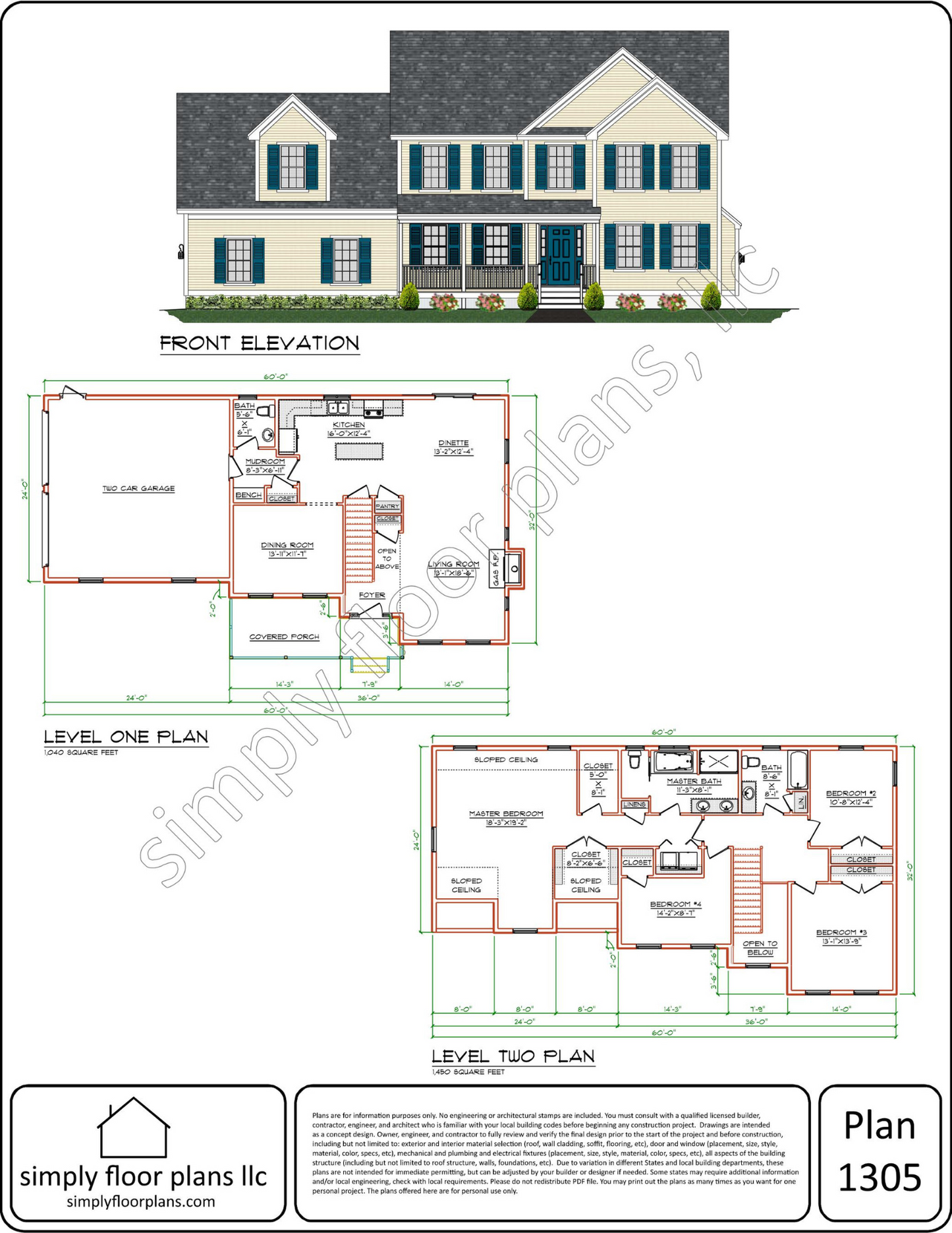 Plan 1305 Digital Download